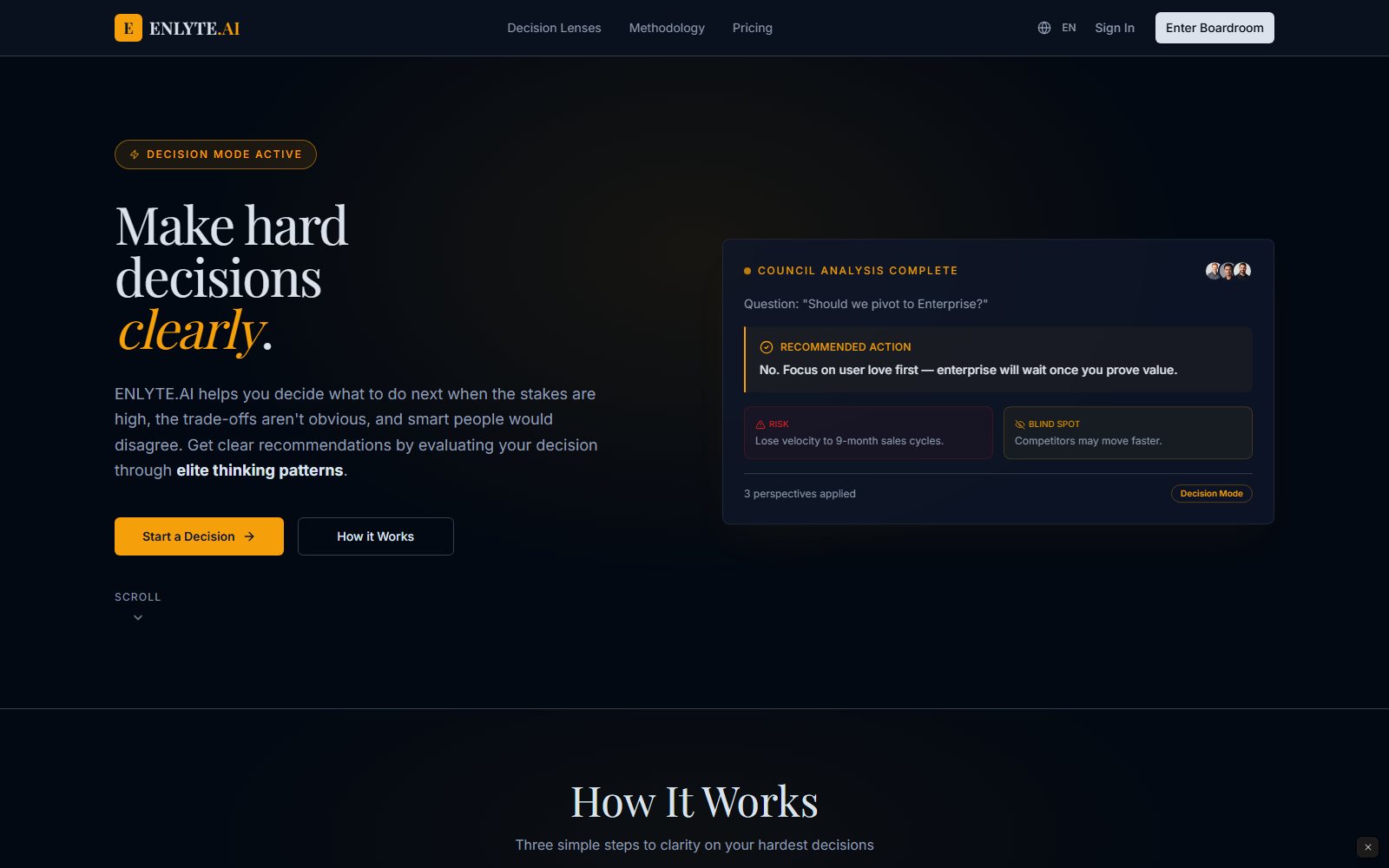 Enlyte — Decision Support