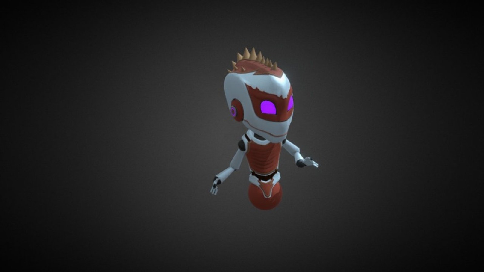 A vFlect, rigged and animated